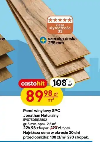 Castorama Panel winylowy SPC oferta