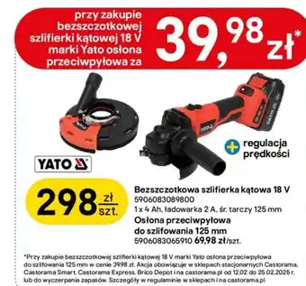 Castorama Szlifierka kątowa Yato oferta