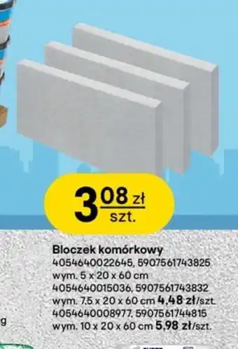 Castorama Bloczek komórkowy oferta