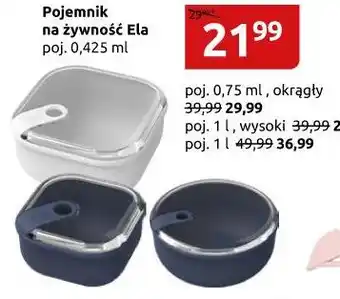 Black Red White POJEMNIK NA ŻYWNOŚĆ ELA, POJ. 0,425 L, KOLOR BIAŁY oferta