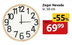 Black Red White ZEGAR ŚCIENNY NEVADA ŚR. 50CM MDF oferta