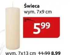 Black Red White ŚWIECA SŁUPEK 70/200, KOLOR KREM oferta