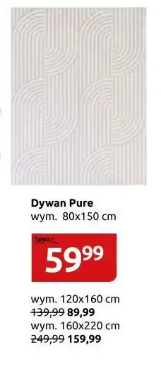 Black Red White Dywan Pure, wym. 80x150cm, kolor beżowy oferta