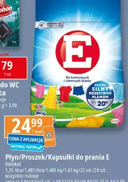 E.Leclerc Kapsułki do prania kolorowych i ciemnych tkanin E 3+1 Power Caps oferta