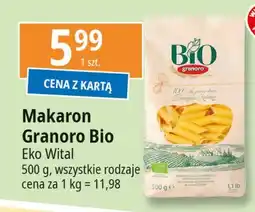 E.Leclerc Makaron rurki Granoro Bio oferta