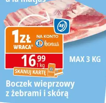 E.Leclerc Boczek wieprzowy z żebrami i skórą oferta