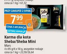 E.Leclerc Karma dla kota z kurczakiem i wołowiną Sheba Selection In Sauce oferta