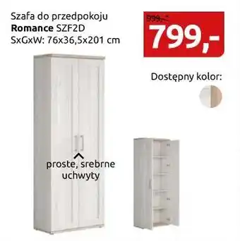 Black Red White Szafa do przedpokoju Romance SZF2D oferta