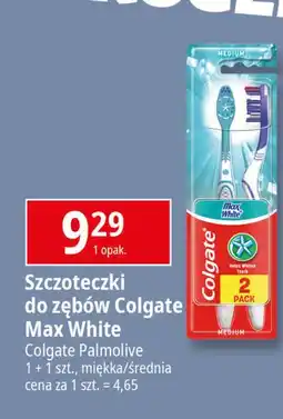 E.Leclerc Szczoteczka do zębow średnia Colgate Max White oferta