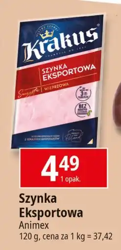 E.Leclerc Szynka eksportowa Krakus Animex oferta