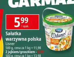 E.Leclerc Sałatka warzywna z groszkiem Lisner O Mamo! oferta