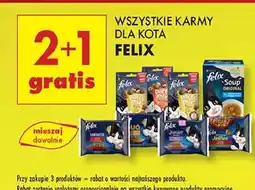 Biedronka Karma dla kota z wołowiną i drobiem Purina Felix Fantastic Duo oferta
