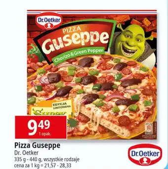 E.Leclerc Pizza shrek chorizo & green pepper Dr. Oetker Guseppe oferta