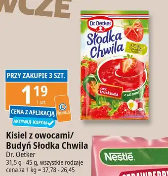 E.Leclerc Budyń czekoladowy Dr. Oetker Słodka Chwila oferta