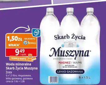 E.Leclerc Woda niegazowana Muszyna Skarb Życia oferta