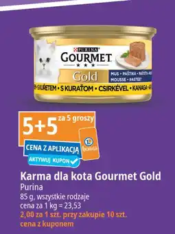 E.Leclerc Karma dla kota kurczak Purina Gourmet Gold oferta