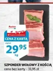 Auchan Szponder wołowy z kością oferta