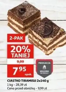 Auchan Ciastko tiramisu Bi1 oferta