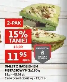 Auchan Omlet z nadzieniem pistacjowym oferta