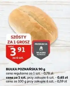 Auchan Bułka poznańska Auchan oferta