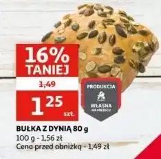 Auchan Bułka z dynią Auchan oferta