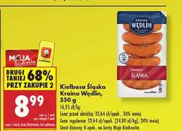 Biedronka Kiełbasa śląska Kraina Wędlin oferta