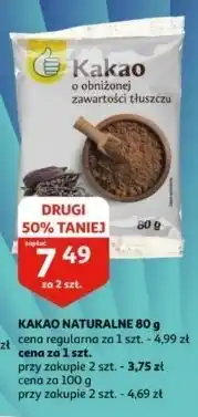 Auchan Kakao naturalne Podniesiony Kciuk oferta