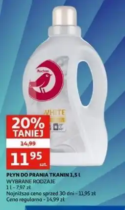 Auchan Płyn do prania white Auchan oferta