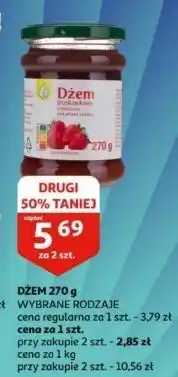 Auchan Dżem truskawkowy Podniesiony Kciuk oferta