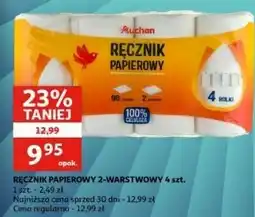 Auchan Ręczniki papierowe Auchan oferta