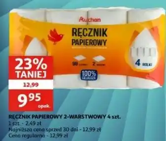 Auchan Ręczniki papierowe Auchan oferta