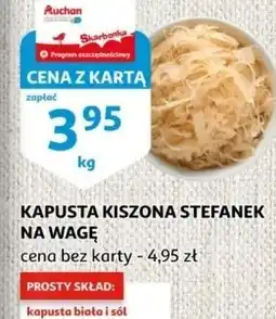 Auchan Kapusta kwaszona Stefanek oferta