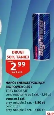 Auchan Napój energetyczny classic Big Power oferta