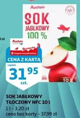 Auchan Sok jabłkowy Auchan Różnorodne (Logo Czerwone) oferta