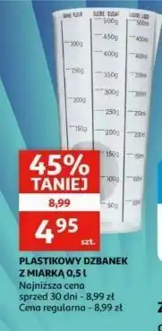 Auchan Dzbanek z miarką 0.5 l oferta