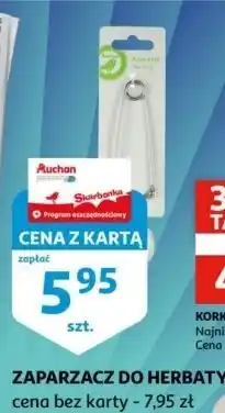 Auchan Zaparzacz do herbaty Auchan Na Co Dzień (Logo Zielone) oferta