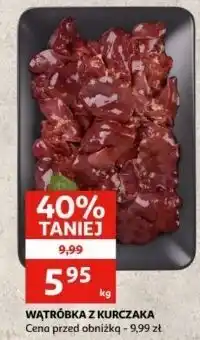 Auchan Wątróbka z kurczaka oferta