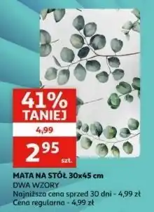 Auchan Mata na stół 30 x 45 cm oferta