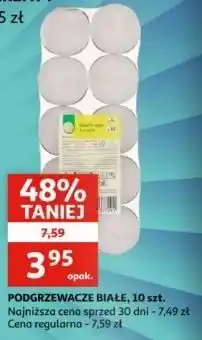 Auchan Podgrzewacze białe Podniesiony Kciuk oferta