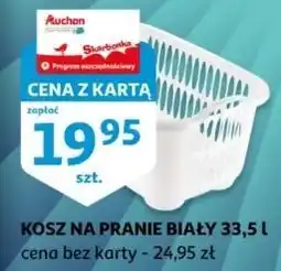 Auchan Kosz na pranie 33.5 l oferta