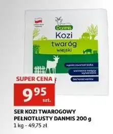 Auchan Ser kozi twarogowy pełnotłusty Danmis oferta