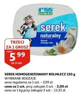 Auchan Serek naturalny Rolmlecz oferta