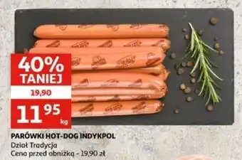 Auchan Parówki hot dog Indykpol oferta