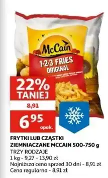 Auchan Frytki original Mccain 1-2-3 oferta