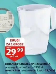 Auchan Dzbanek filtrujący fp2352000-a 2.5 l + filtr oferta