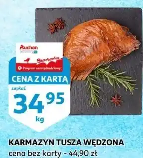 Auchan Karmazyn wędzony tusza oferta