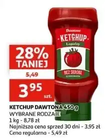 Auchan Ketchup łagodny Dawtona oferta