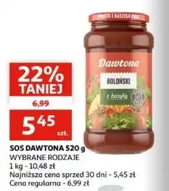 Auchan Sos boloński z bazylią Dawtona oferta