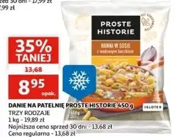 Auchan Rurki w sosie z wędzonym boczkiem Iglotex Proste Historie oferta