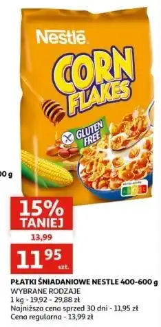 Auchan Płatki śniadaniowe miód i orzeszki Corn Flakes (Nestle) oferta